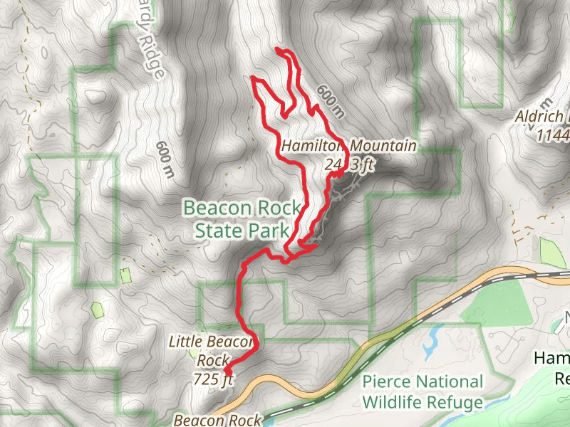 Little Hamilton Mountain and Hamilton Mountain Loop Trail
