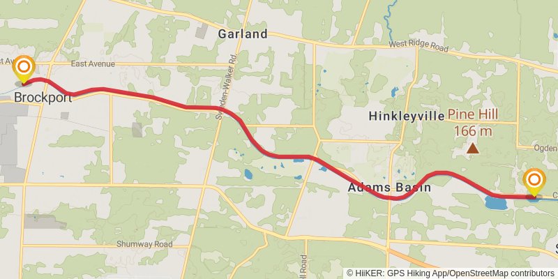 Erie Canal Heritage Trail stage 6 Map