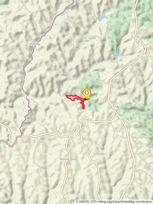 Flat Hollow Connector and Bald Rock Fork Road Loop