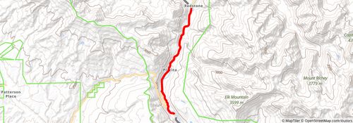 American Discovery Trail South Route stage 264 Map