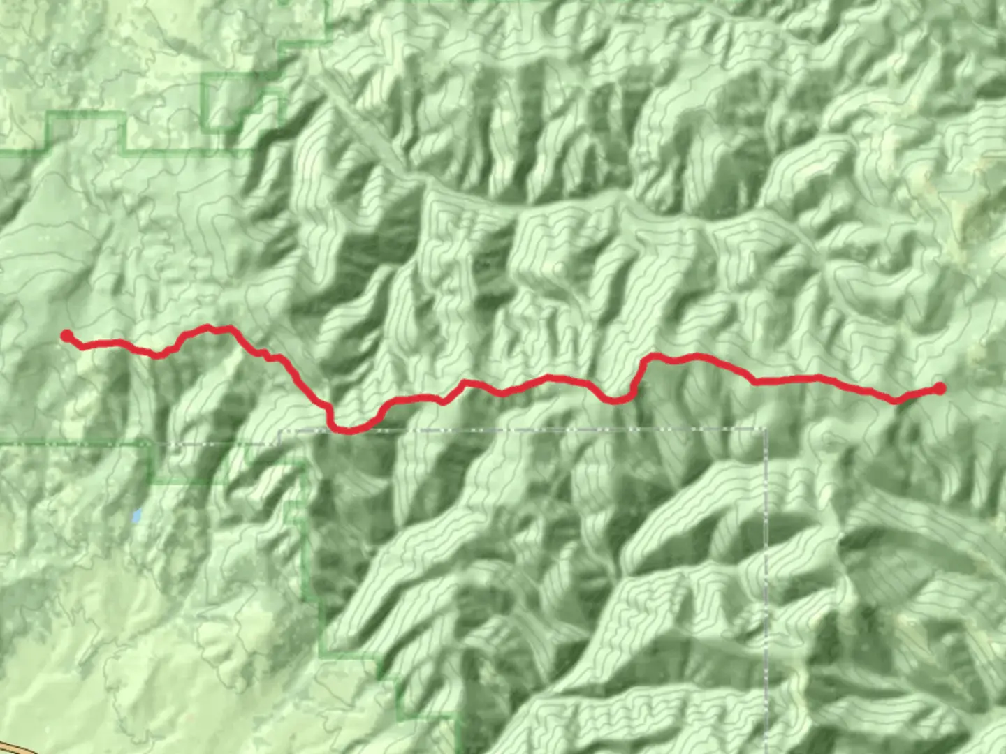 An image depicting the trail Helmville - Gould Trail and its surrounding area.