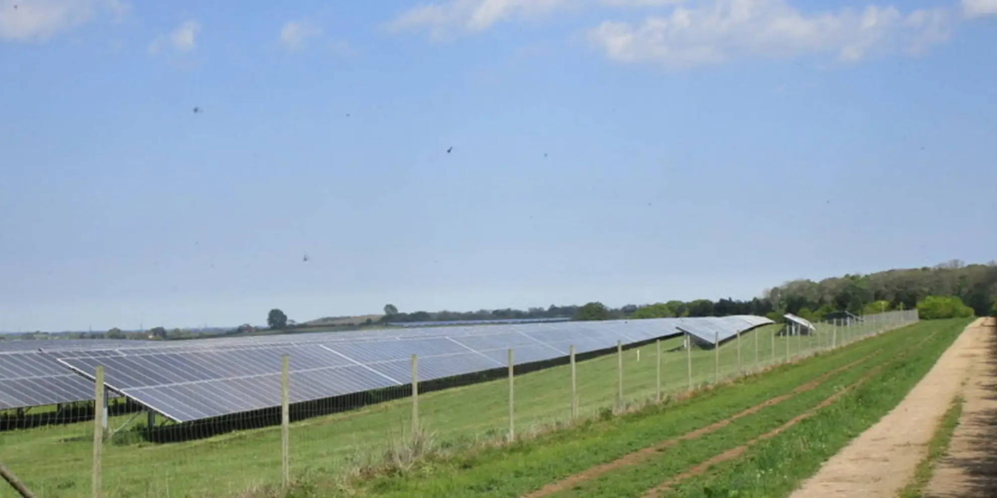 An image depicting the trail High Wood and North Rauceby and its surrounding area.