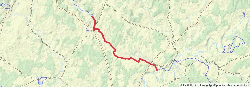 Via Francigena stage 44 Map