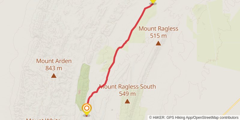 Mawson Trail stage 28 Map