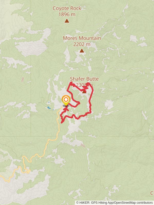 Shafer Butte via Deer Point and Sunshine Loop