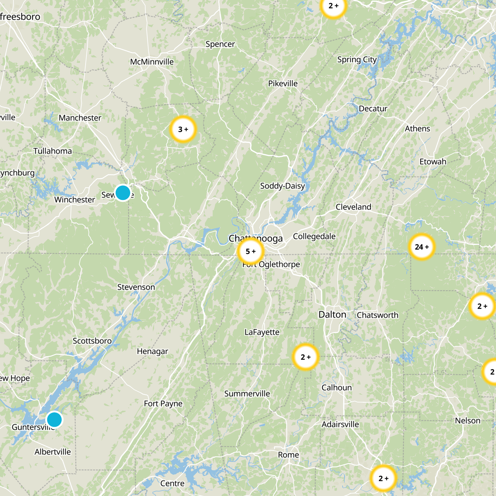 Hamilton County Static Map