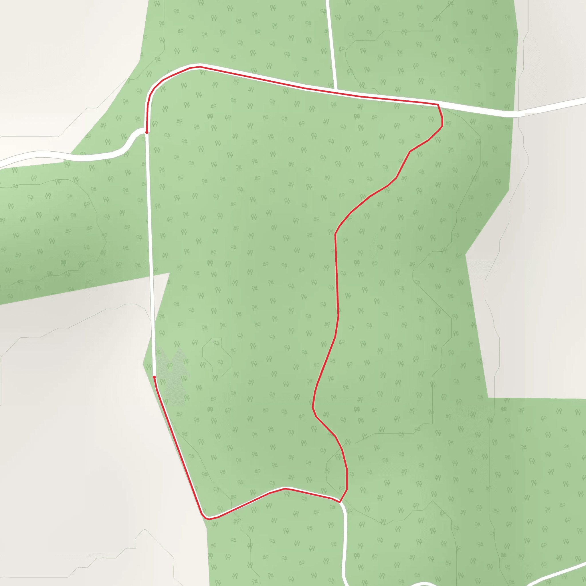 Monivea - Historical Trail mobile static map