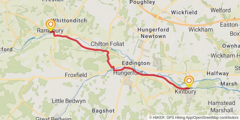 Orange Way stage 18 Map