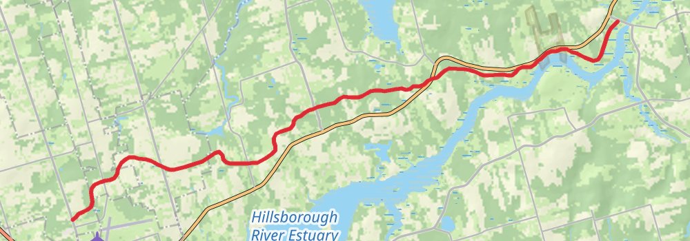 Confederation Trail stage 9 Map