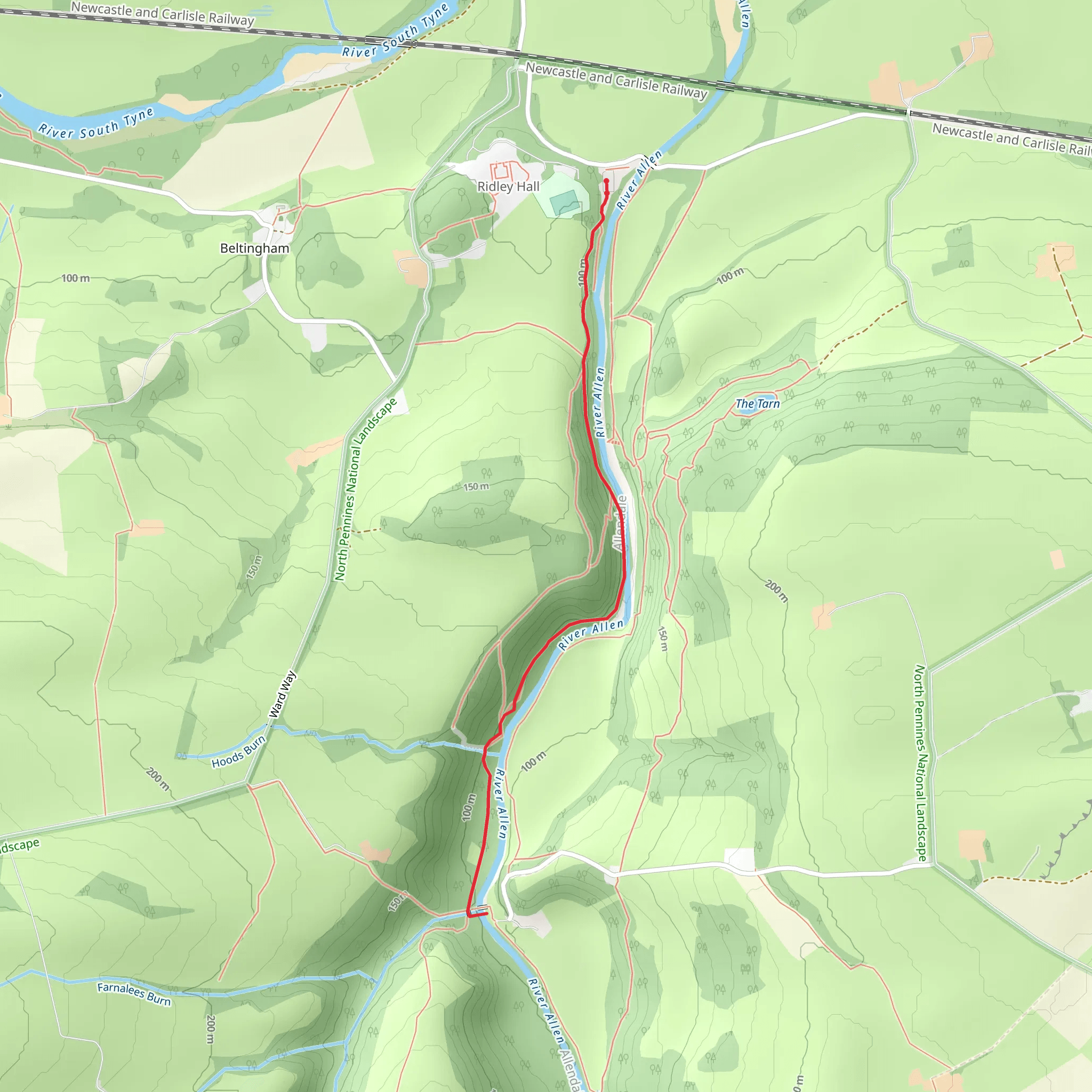 Lead Kilns Walk mobile static map
