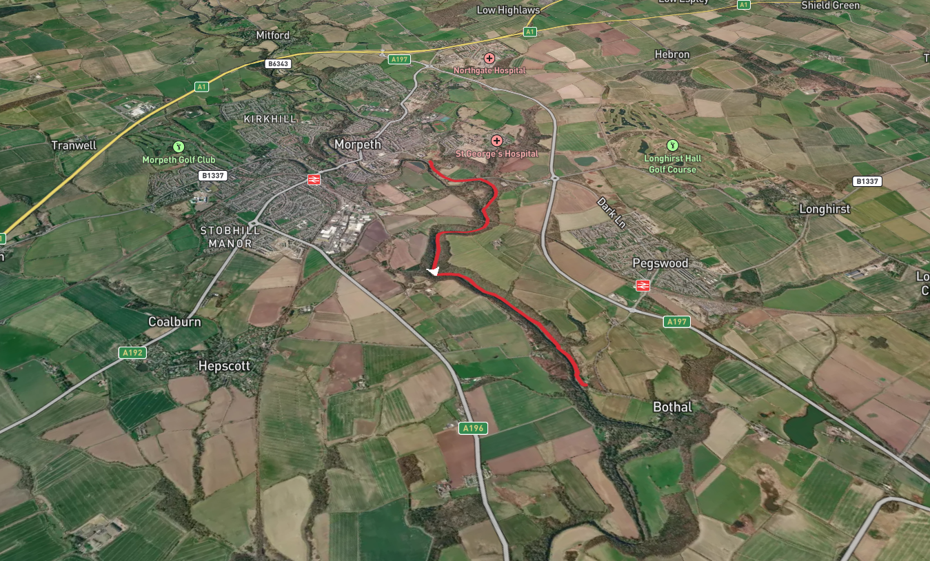 River Wansbeck Streamside Walk - Morpeth