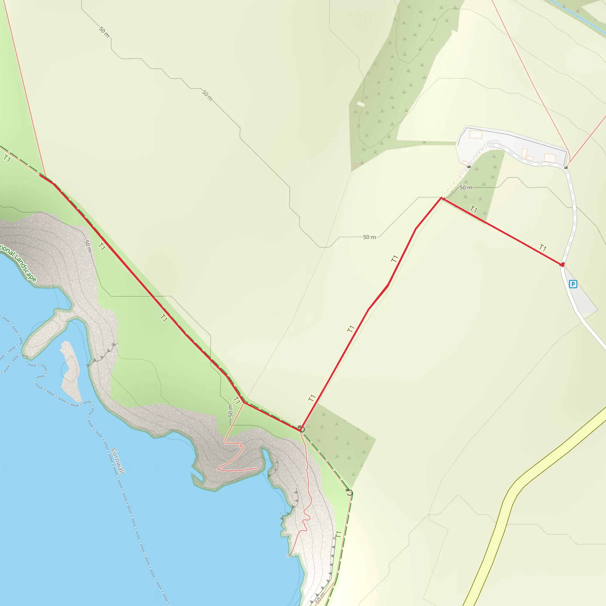 Park Head Walk mobile static map