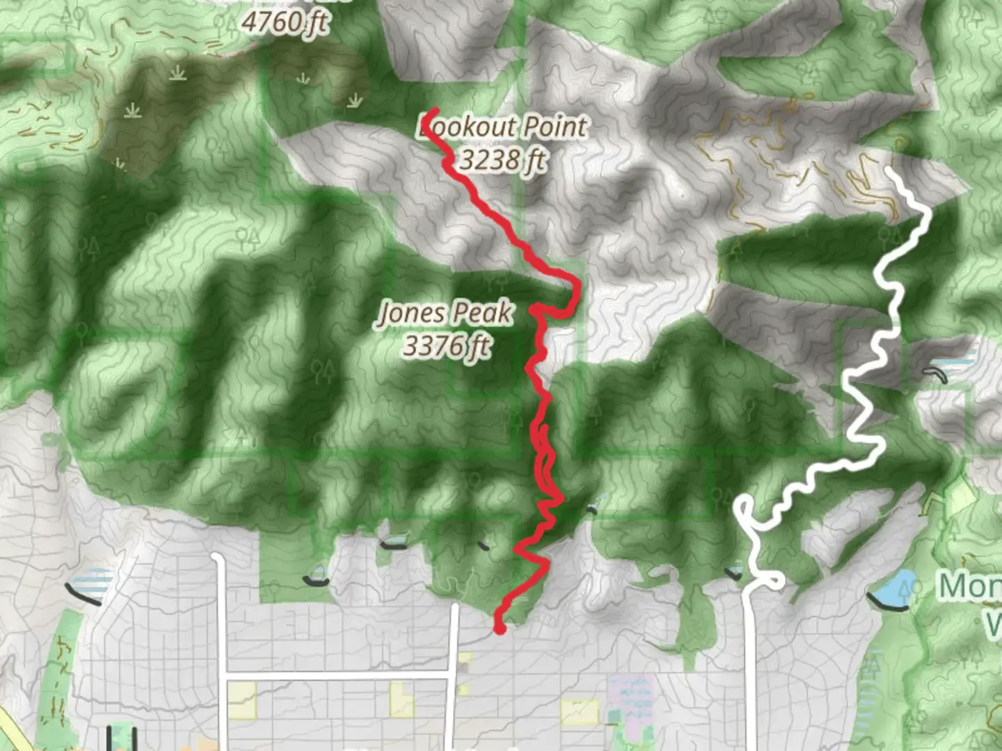 An image depicting the trail Mount Wilson Trail and its surrounding area.
