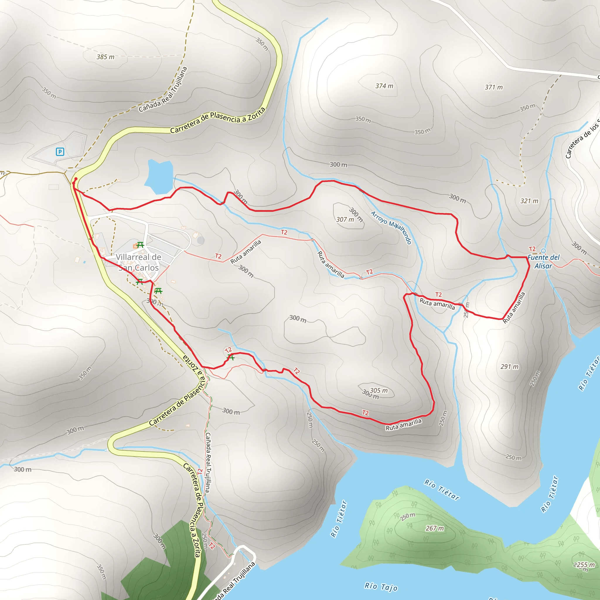 Mirador del Serrano Loop from Serradilla mobile static map