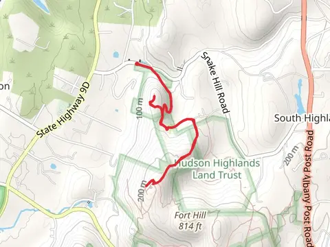 North Redoubt Trail - Red