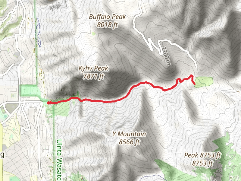 Rock Canyon and Dry Fork Trail