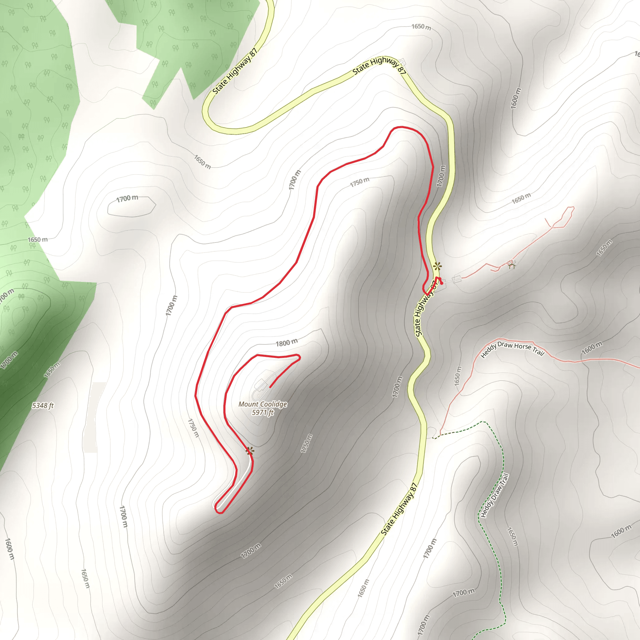 Mount Coolidge mobile static map