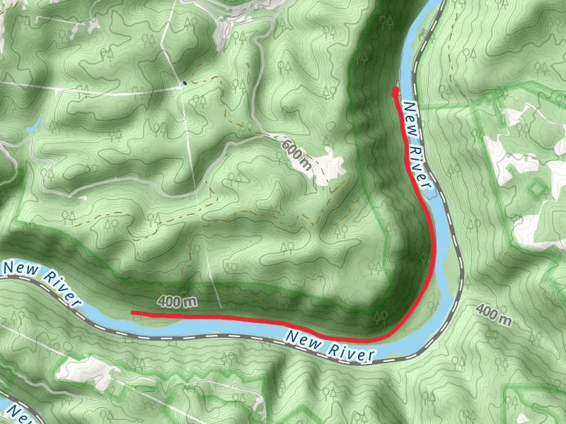 Southside Trail from Brooklyn Campground