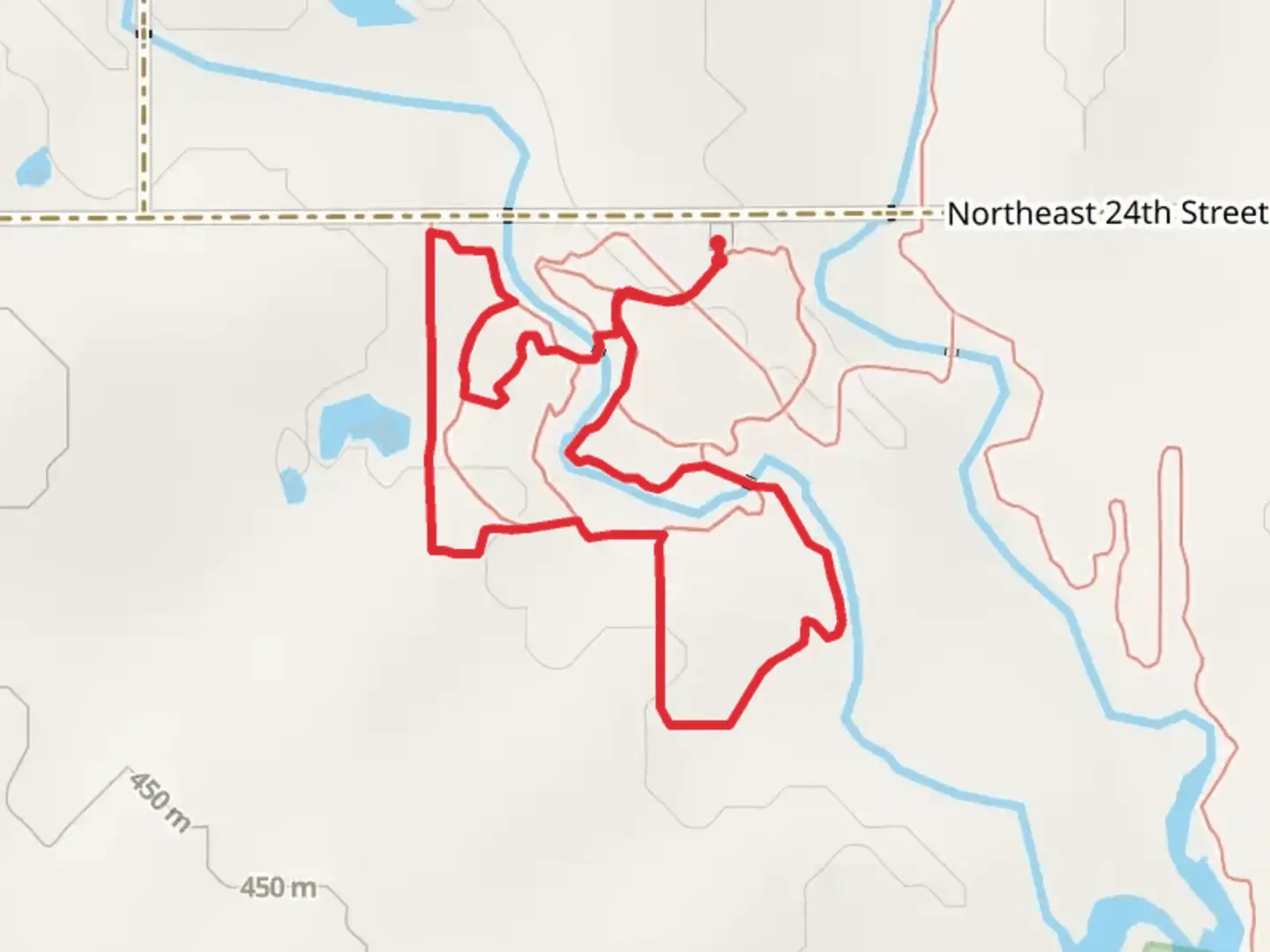 An image depicting the trail Osage Nature Loop Trail and its surrounding area.