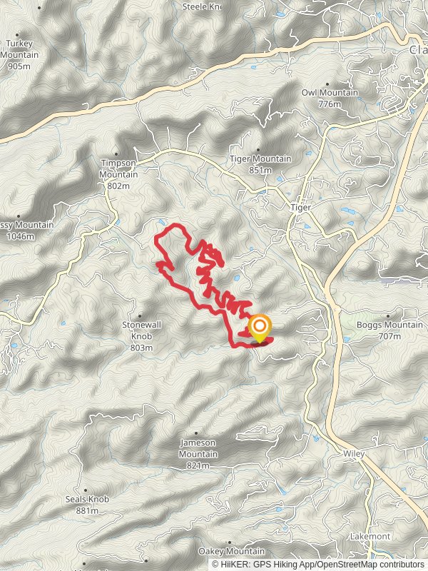 Stonewall Falls Mountain Trail and Stonewall Creek Loop