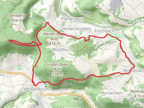 Frankenwaldsteigla Stuebengrabenweg Loop