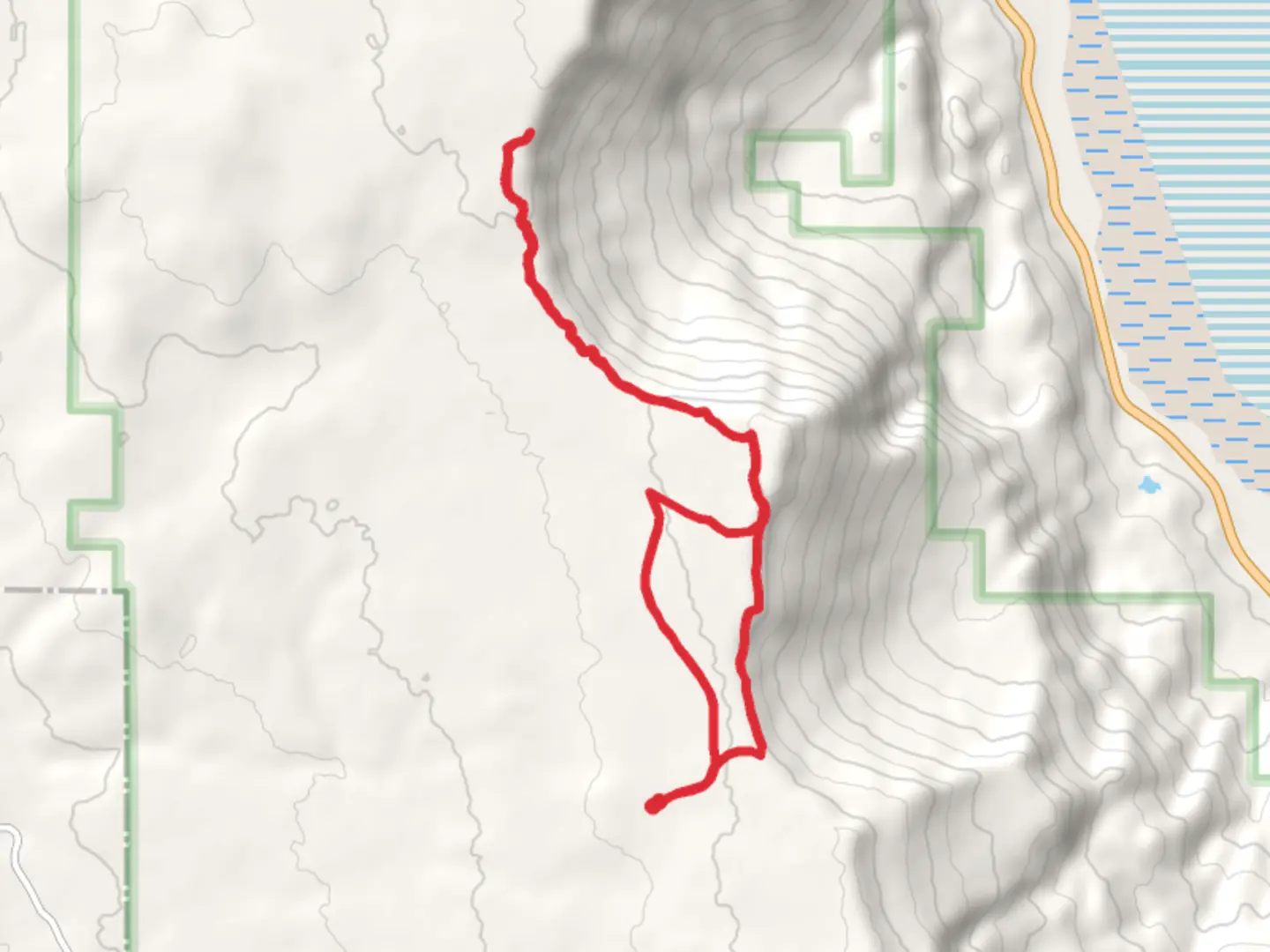 An image depicting the trail Fremont National Recreation Trail - Short and its surrounding area.