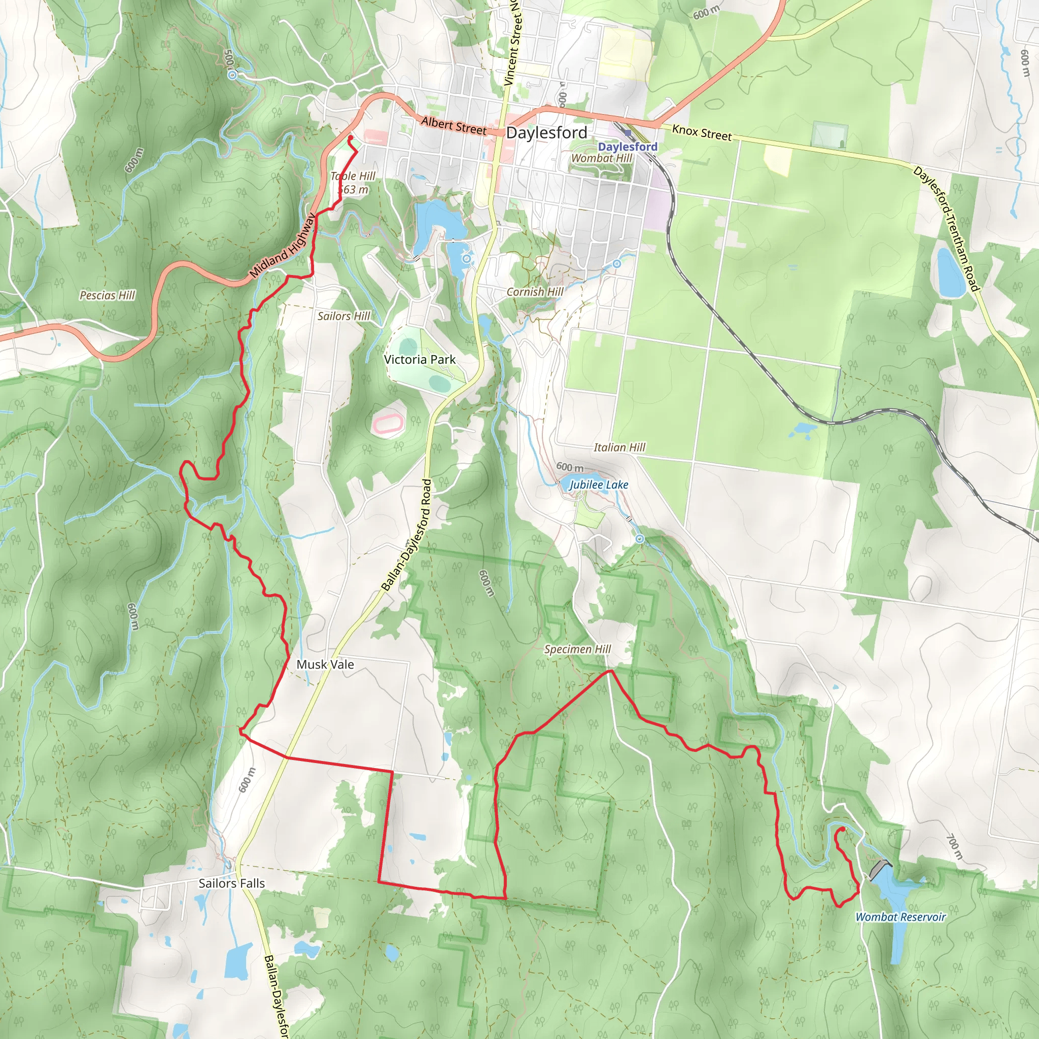 The Three Lost Children Walk mobile static map