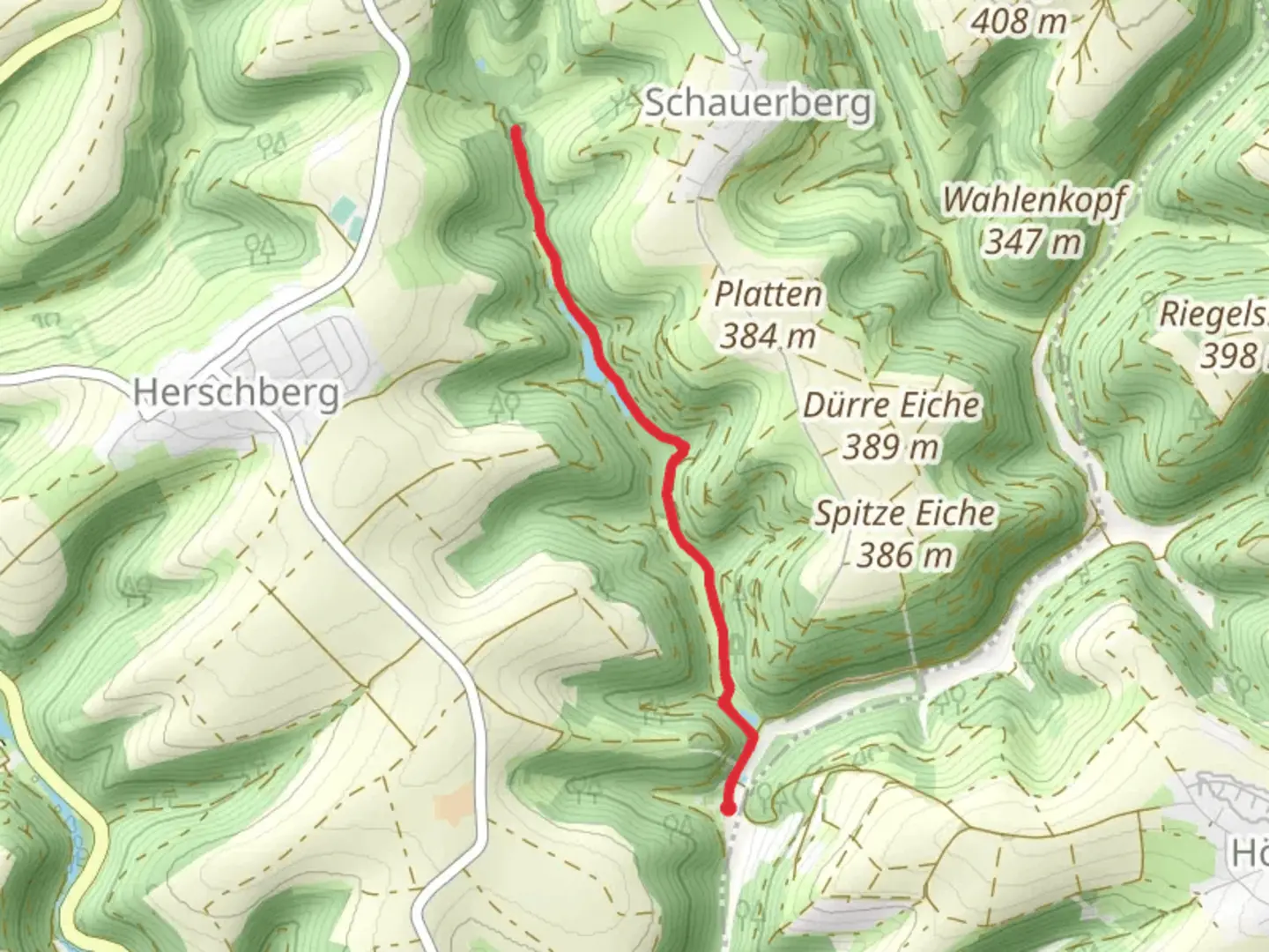 An image depicting the trail Kesselblick Scenic Walk and its surrounding area.