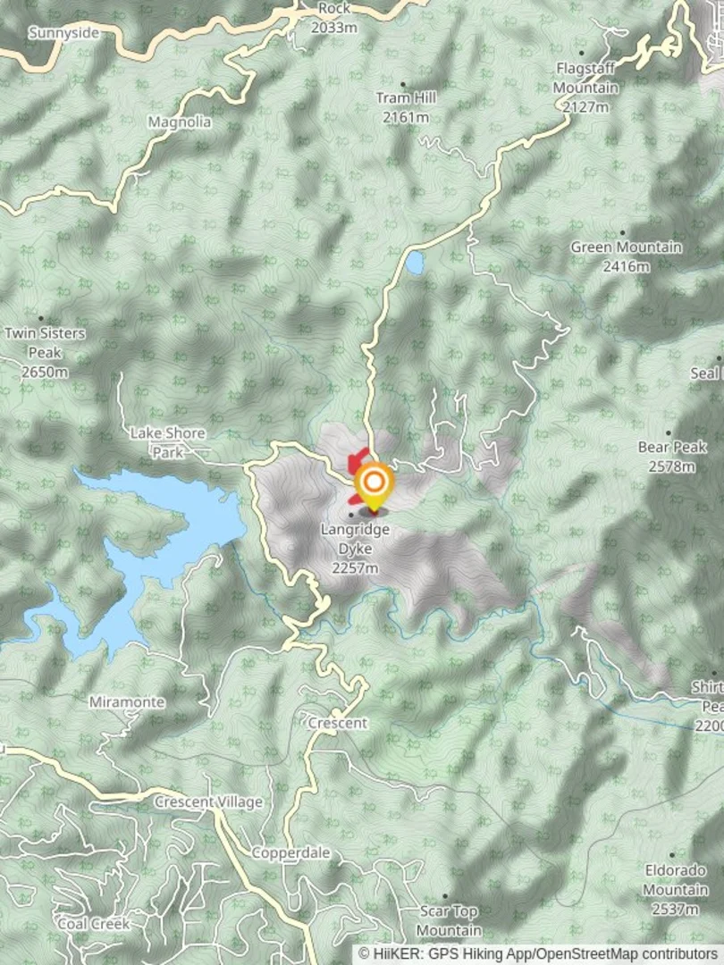 An image depicting the trail Josie Heath Trail and its surrounding area.