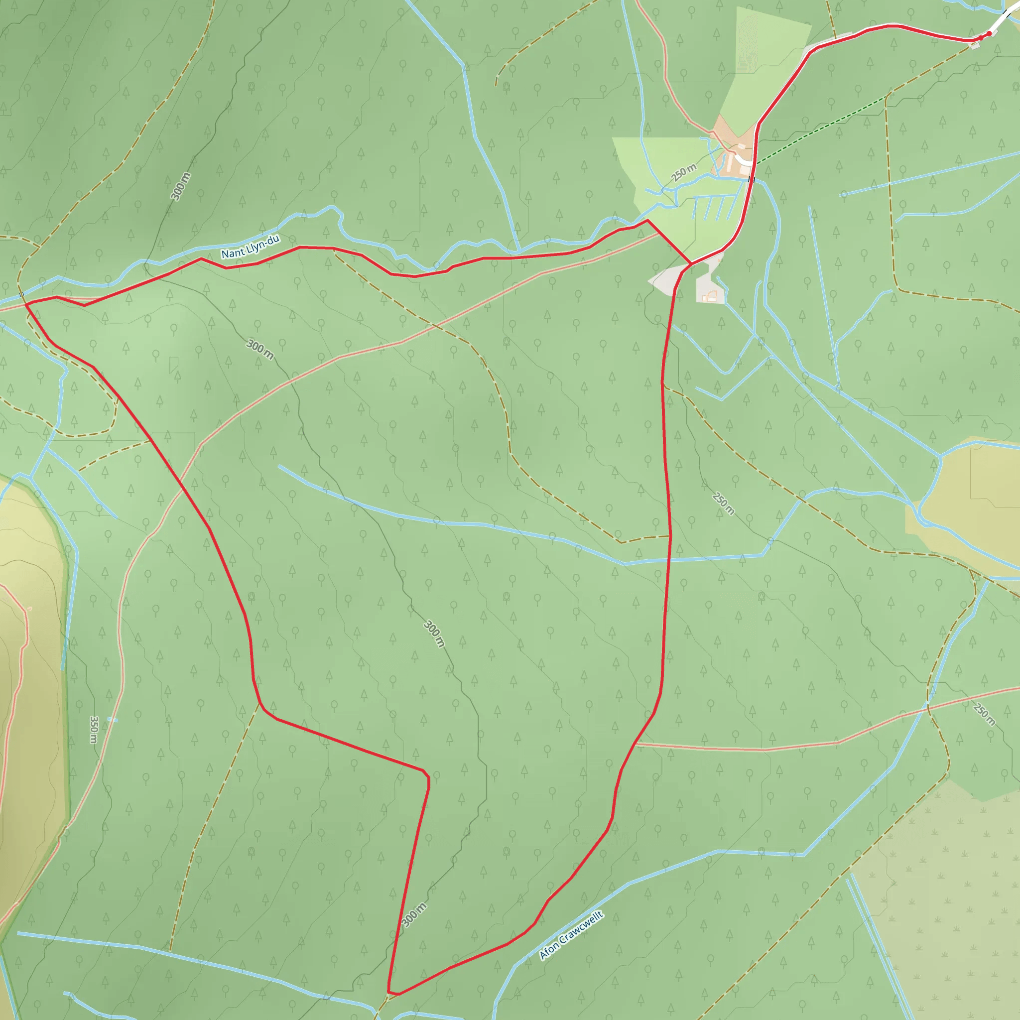 Coed Graigddu mobile static map