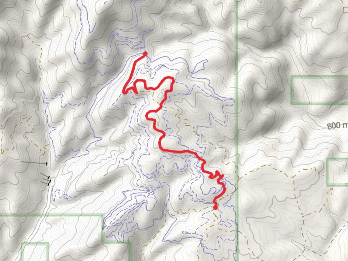 An image depicting the trail Echo Ridge Trail and its surrounding area.
