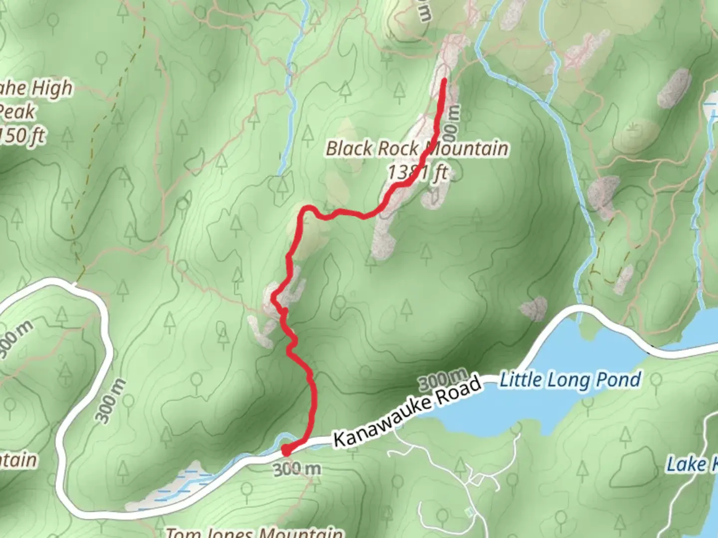 An image depicting the trail Black Rock Mountain via Ramapo-Dunderberg Trail and its surrounding area.