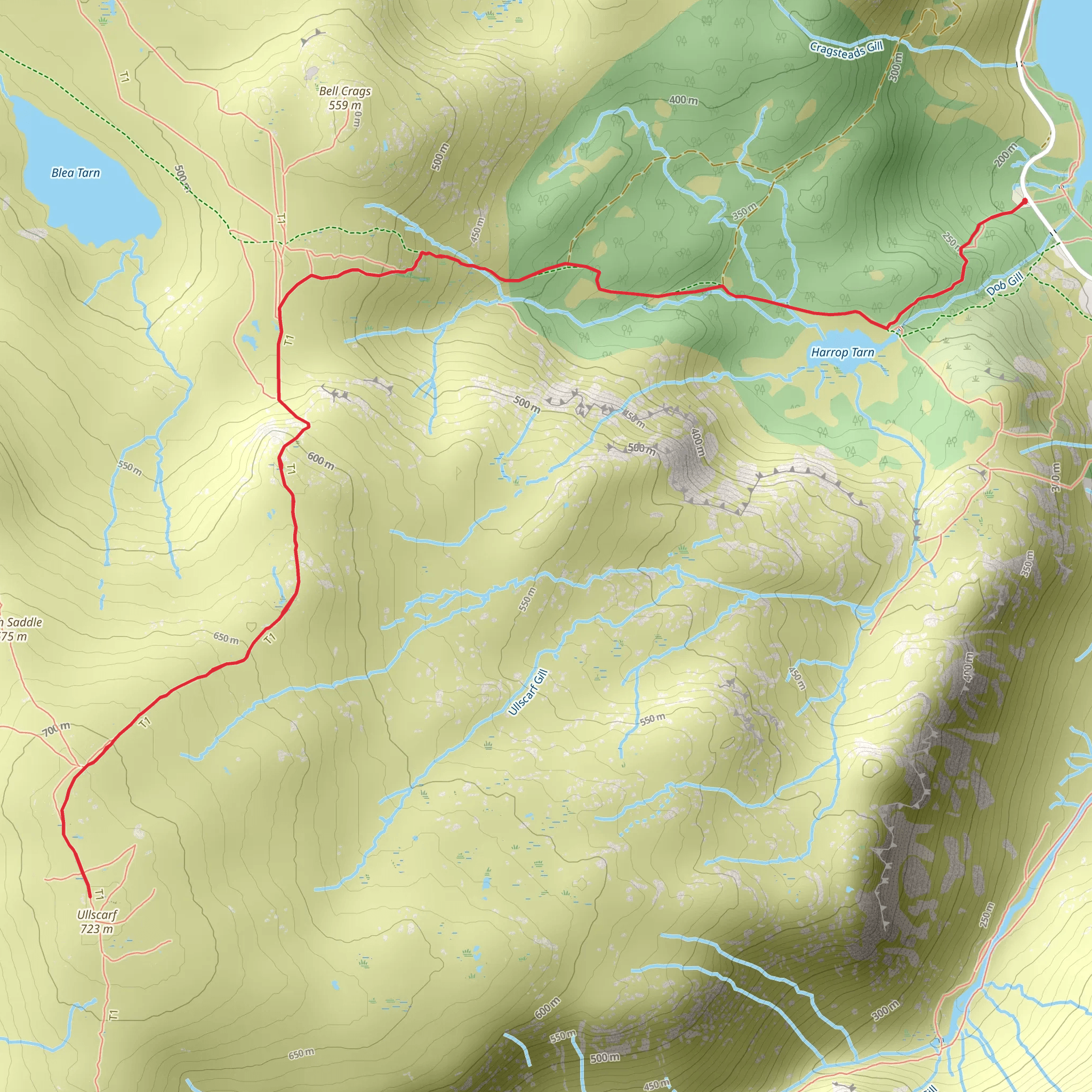 Ullscarf mobile static map