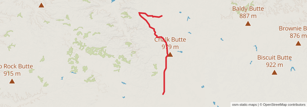 American Perimeter Trail - Rocky Mountains Primary stage 20 Map