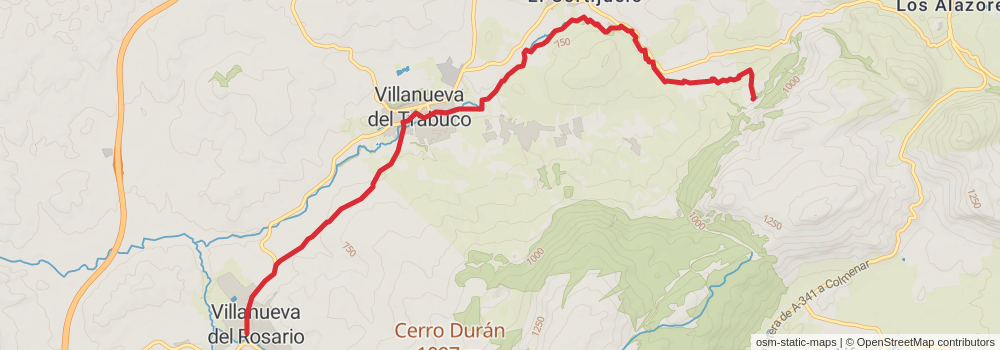 GR 248 Gran Senda del Guadalhorce stage 7 Map