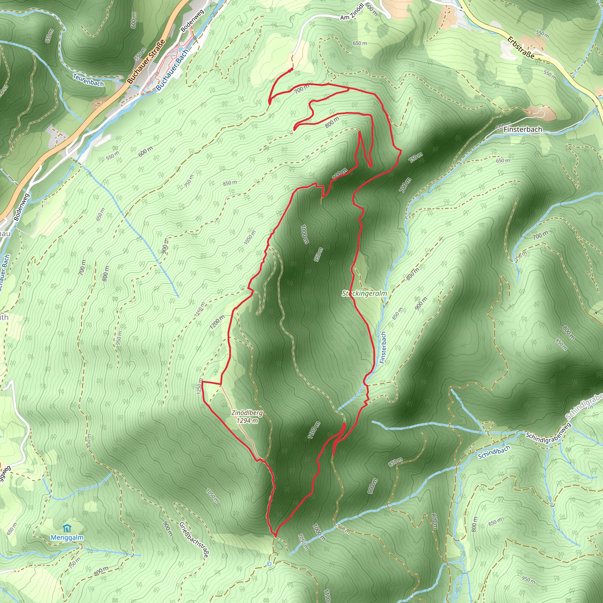 Zinödlberground St Gallen mobile static map