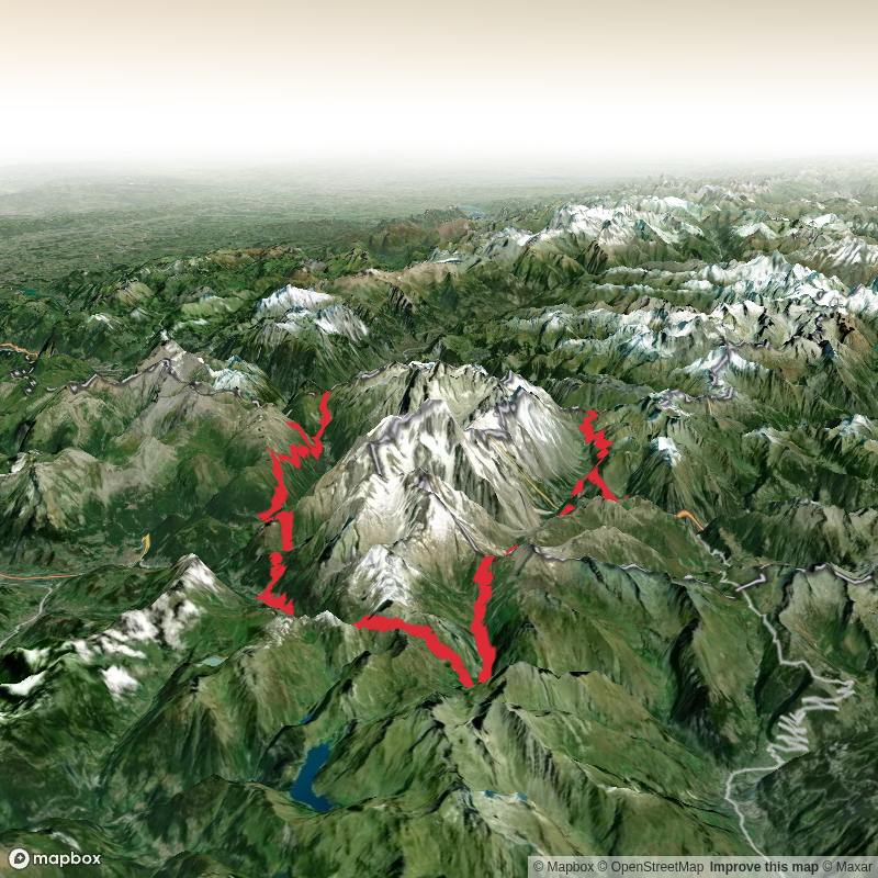 Tour de Mont Blanc (WIth Campsites)