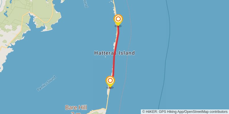 Mountains-to-Sea Trail stage 94 Map