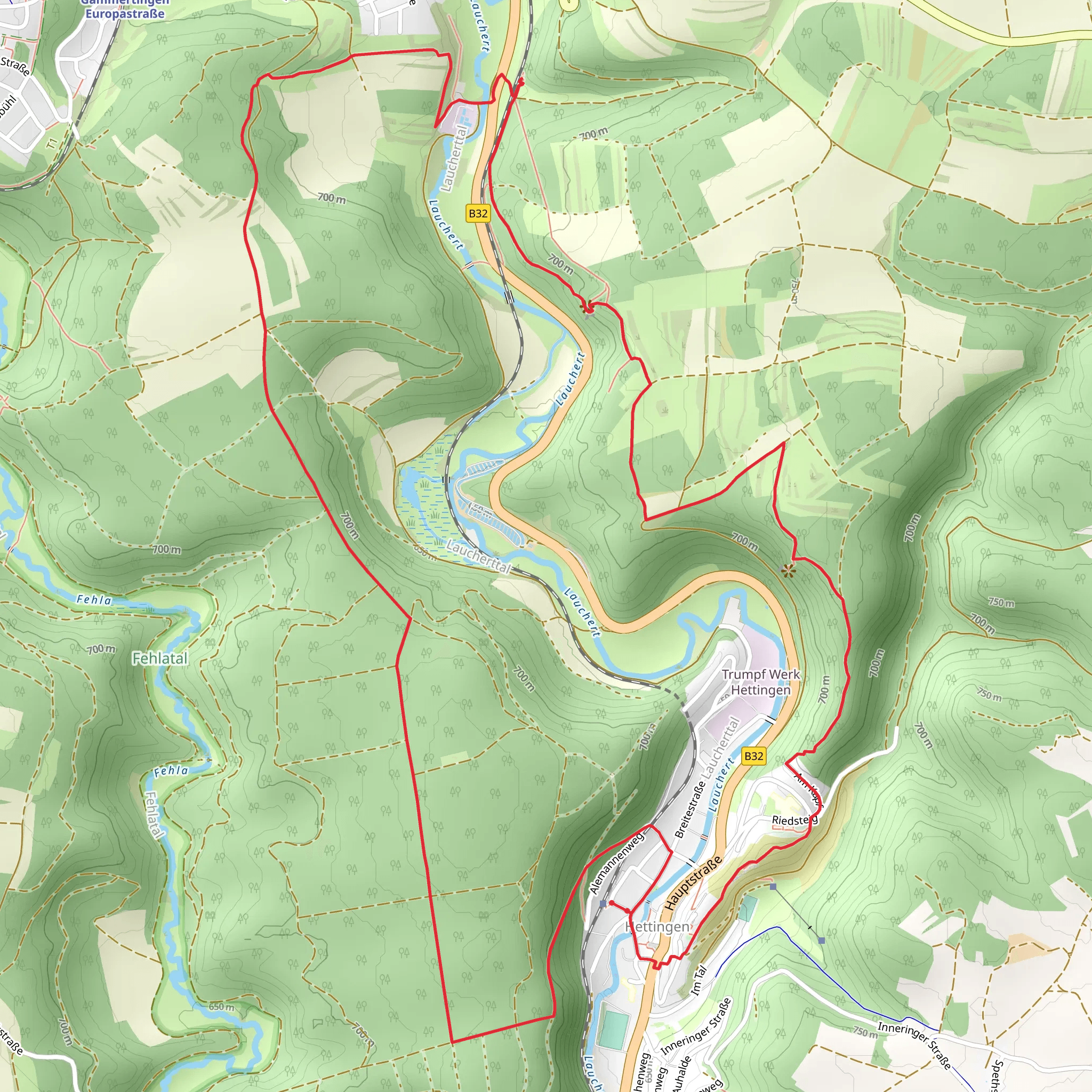 Pavillon Schmarlberg and Teufelstorfelsen Loop mobile static map