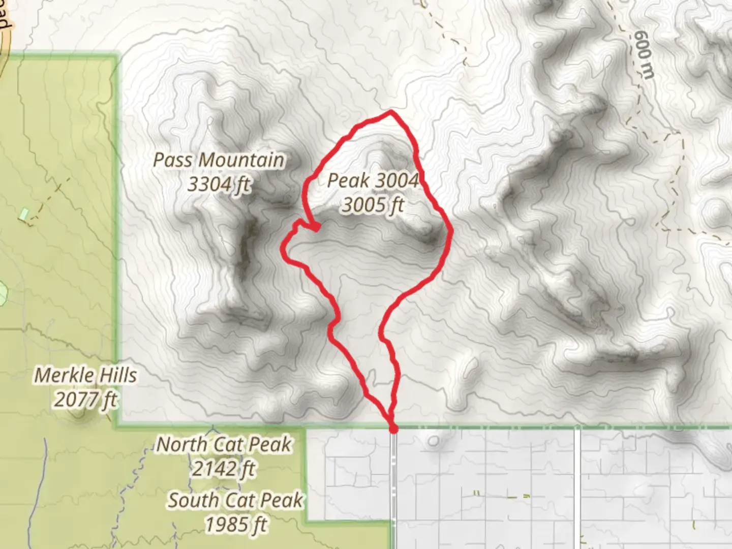 An image depicting the trail Bulldog Saddle Loop Trail and its surrounding area.