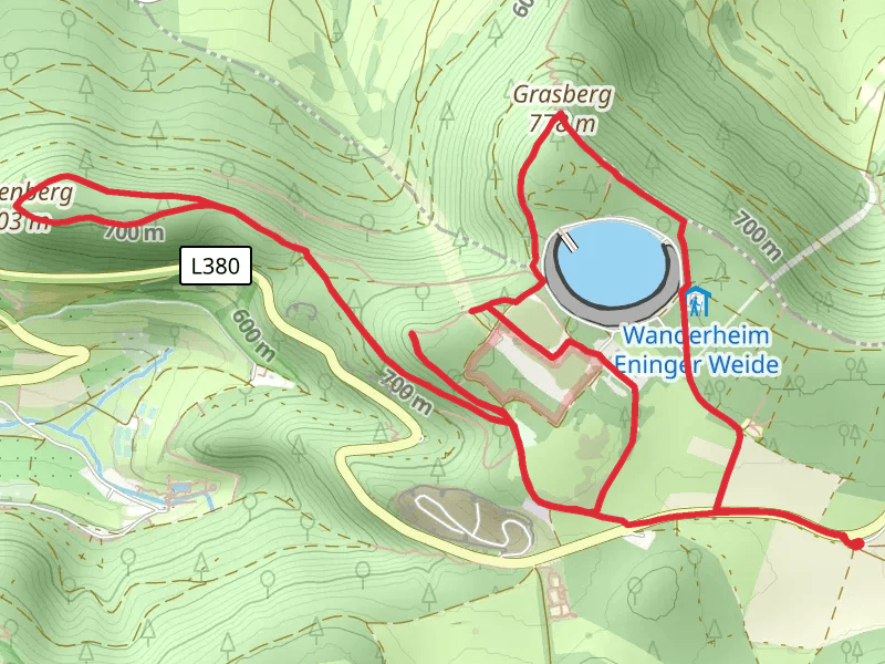 Grasberg, Hännersteigfels and Gutenberg Loop