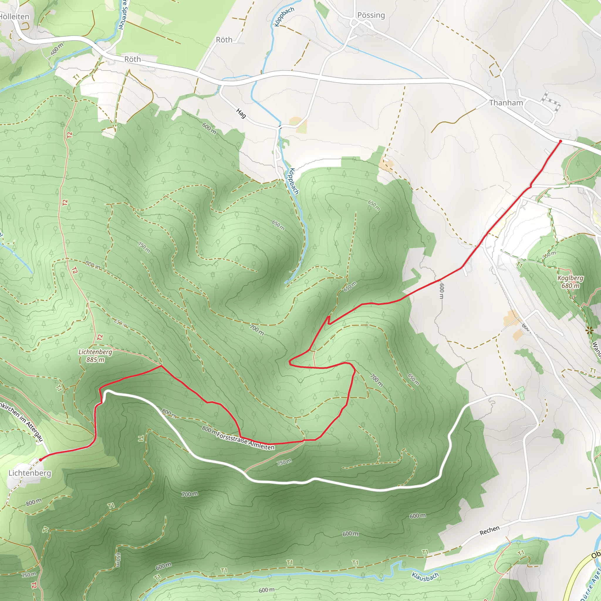 Attergauer Oberservation Tower Tour mobile static map