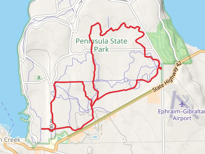 Peninsula State Park knot