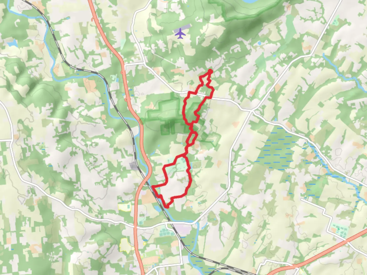 An image depicting the trail White Trail - Deer Loop and its surrounding area.