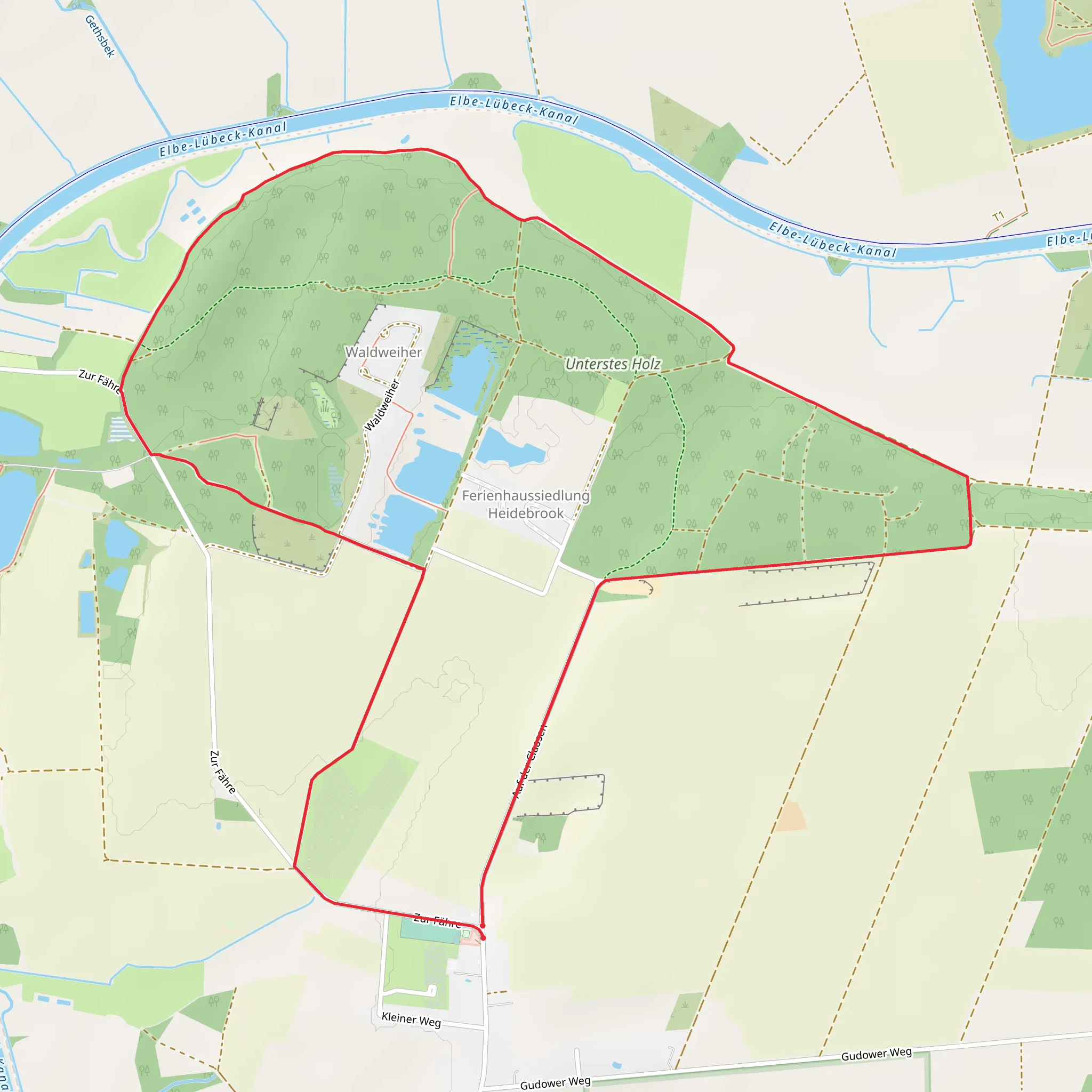 Rundwanderweg Fitzen mobile static map