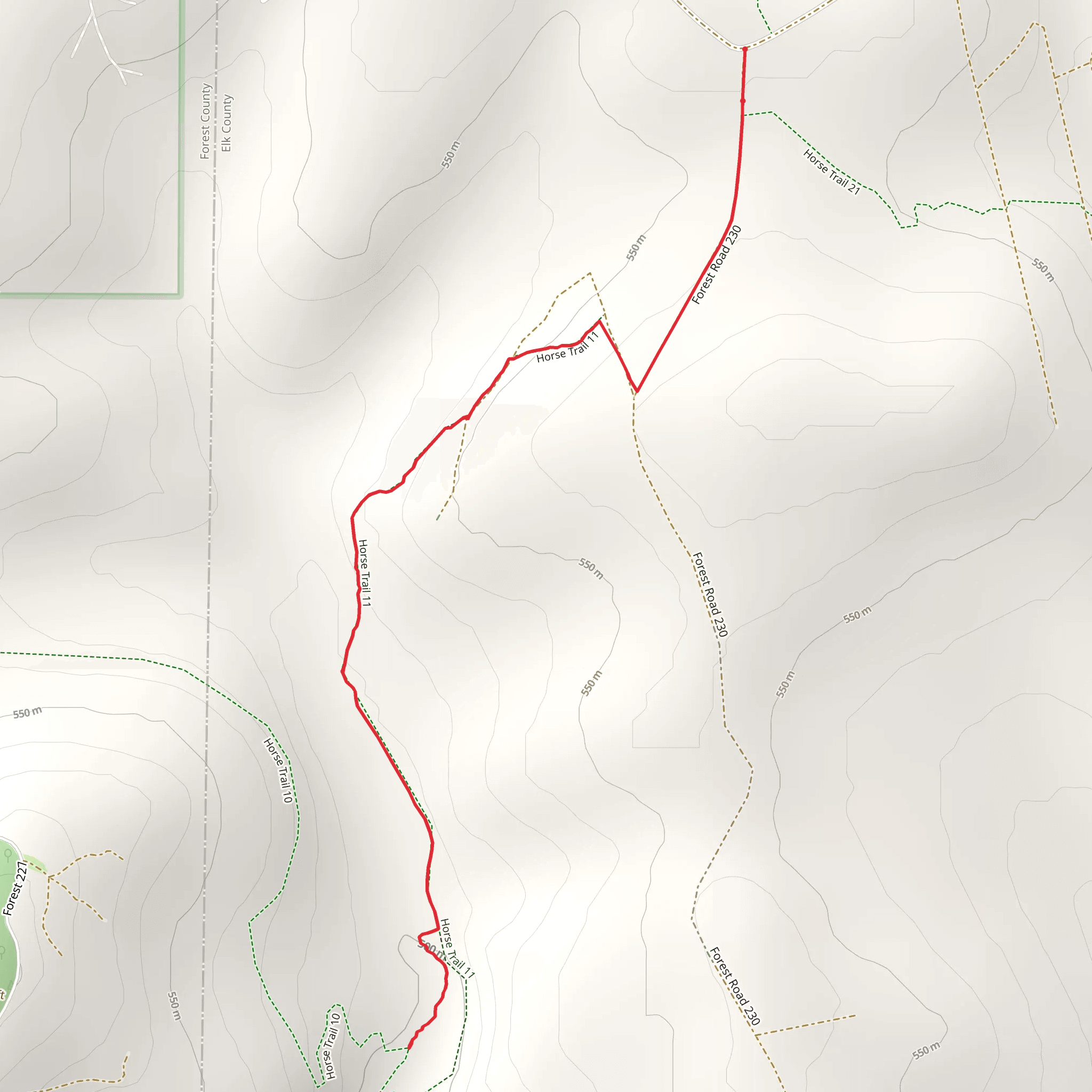 SCHT - Segment 11 Trail mobile static map
