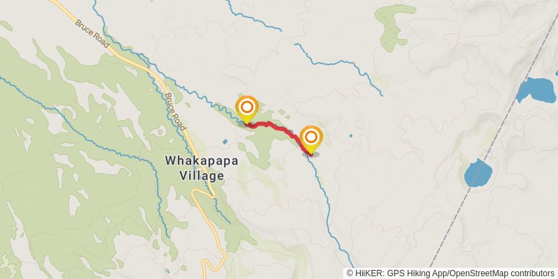 Tongariro Northern Circuit alt 1 Map