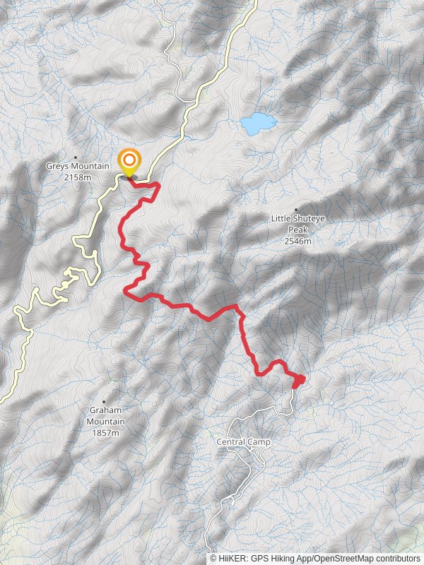 Gaggs Camp via Central Camp Road