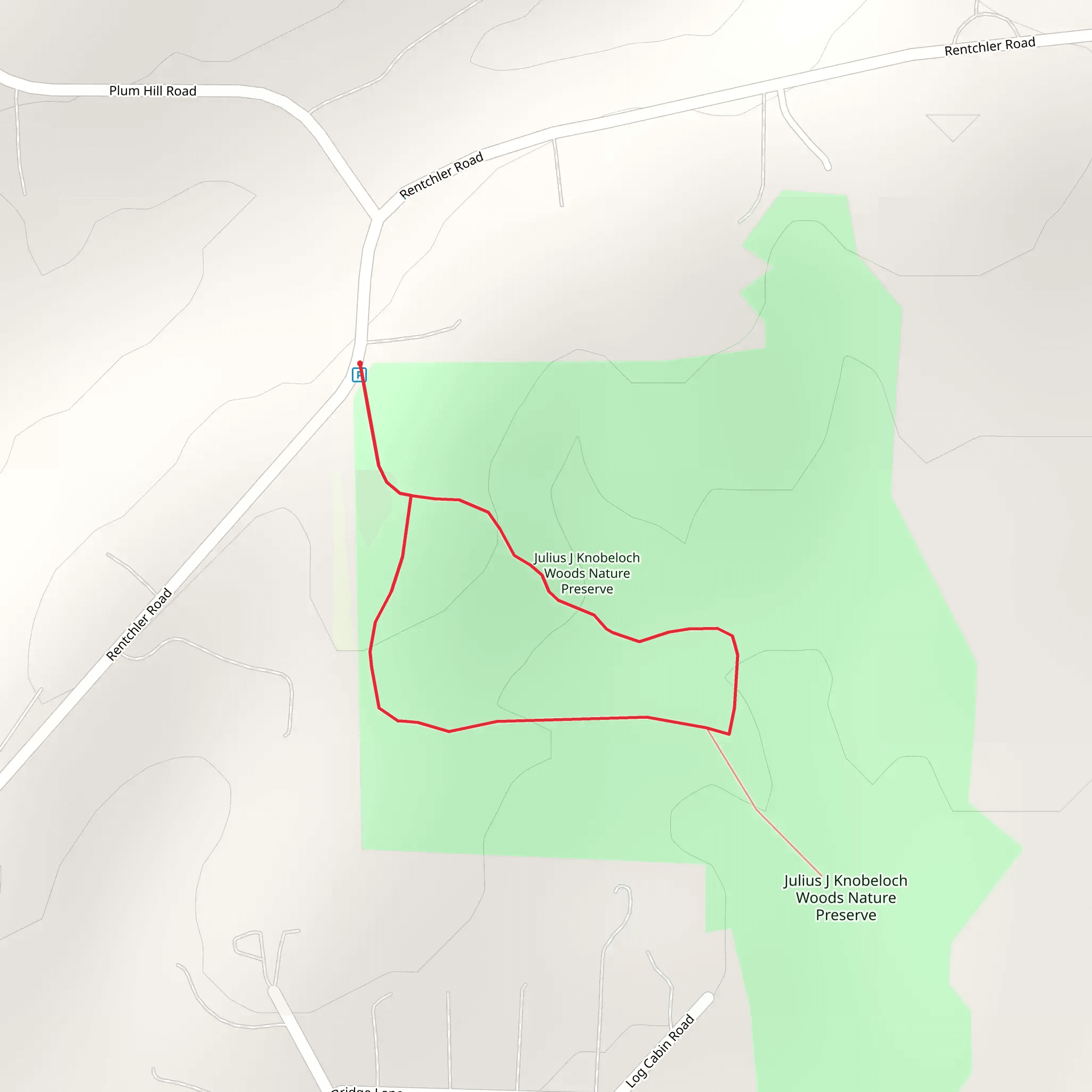 Rentchler Road Loop mobile static map