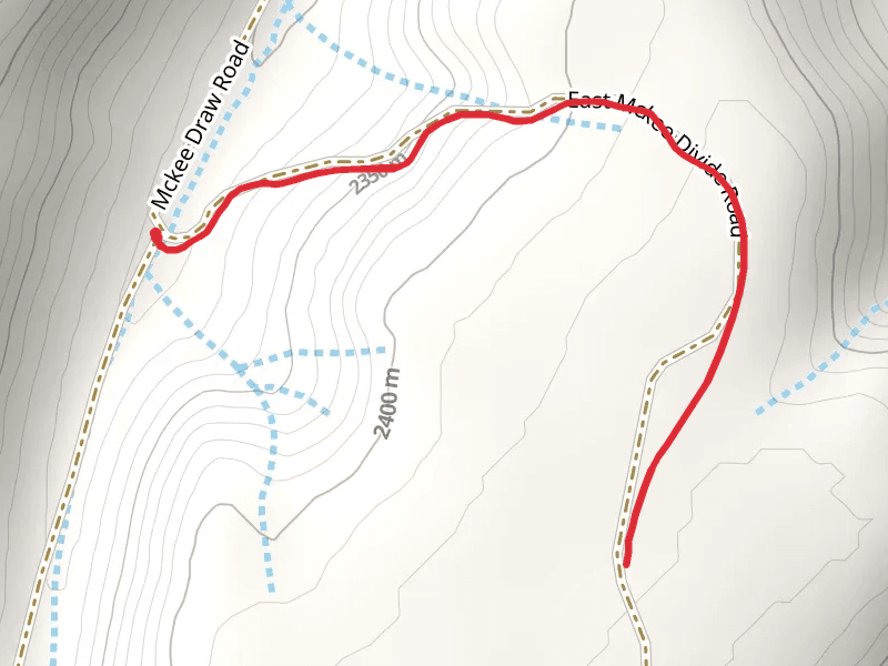 East MC Kee Divide Trail